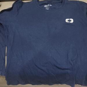 Women's Polaris Blue Long Sleeve Tee Size Lg